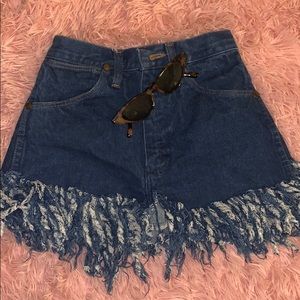 Fringe Wrangler Shorts
